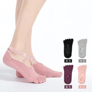 Ballet Cross Strap Toe Socks