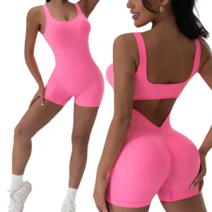 1PC Backless Yoga Suit