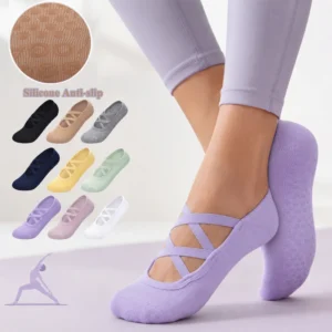 Yoga Socks Cross-Strap Anti-Slip