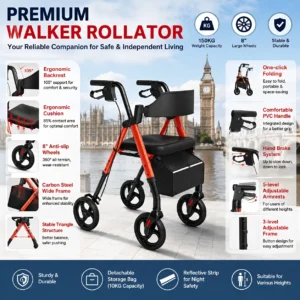 Rollator Walker for Seniors