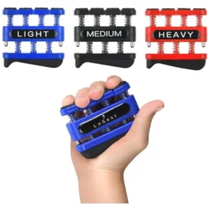 Finger and Hand Grip Strengtheners - Set of 3