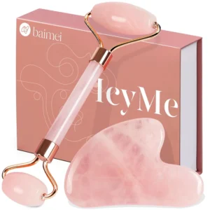 IcyMe Rose Quartz Roller Set